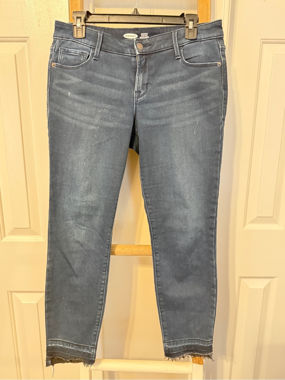 Old Navy Women's Dark Wash Cropped Skinny Jeans